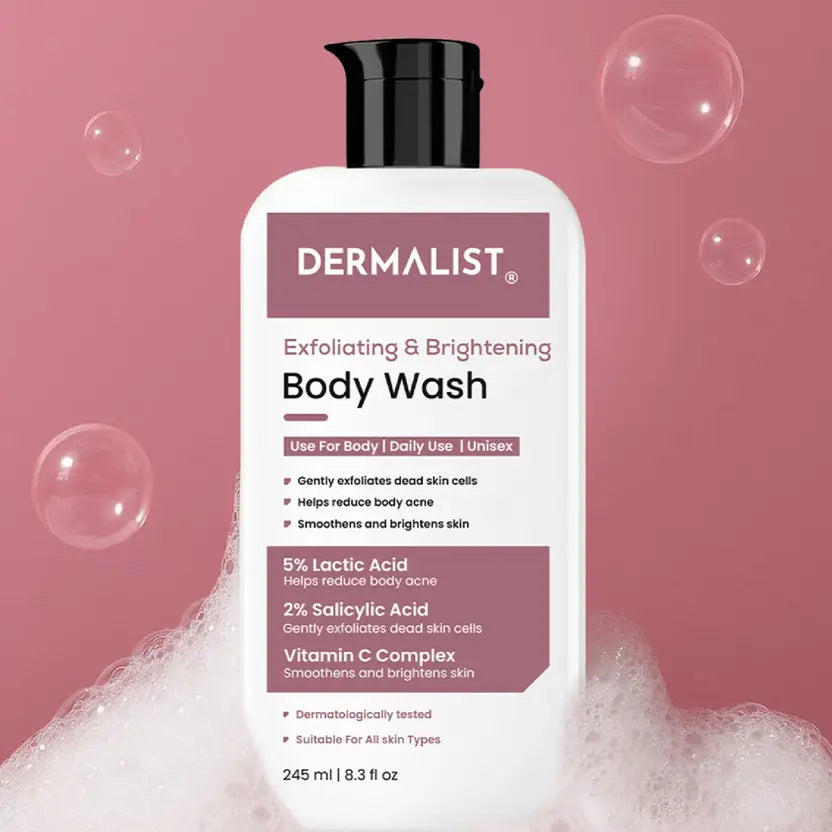 Dermalist Exfoliating Body Wash Shower Gel Men & Women  (245 ml)